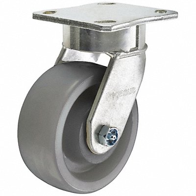 GRAINGER P25SN080K16H10001 Kingpinless Plate Castor Swivel 880 lb.