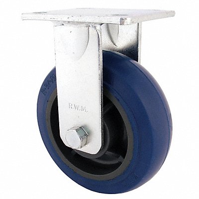RWM 65DUR0620R Kingpinless Plate Castor Rigid 1200 lb.