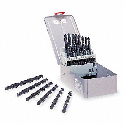 CLE-LINE C21159 Jobber Drill Set 3/8 Shank 29 PC HSS