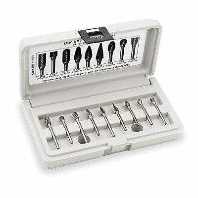 WIDIA METAL REMOVAL M40588 Carbide Burr Set 9 PC