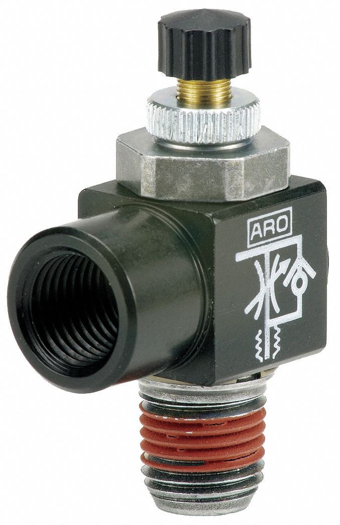ARO 119308125 Cylinder Port Flow Control Valve 1/8inNPT MeterOut