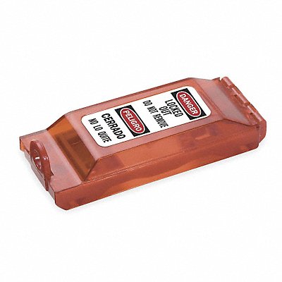 MASTER LOCK 496B Wall Switch Lockout Red 5/16 in Dia.