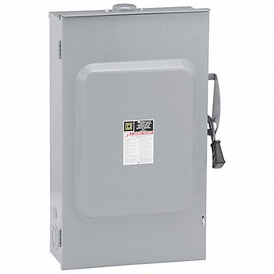 SQUARE D DU324RB Safety Switch Non Fusible 200 A Steel