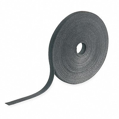 PANDUIT HLS75R0 Hook & Loop Cable Tie Roll 75 ft Black