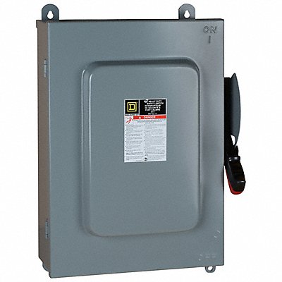 SQUARE D HU661AWK Safety Switch Non Fusible 30 A Steel