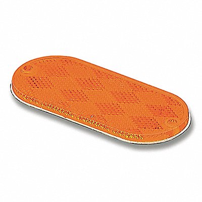 GROTE 410333 Oval Reflector Oval Yellow 4-3/8 L