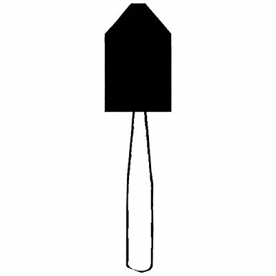 NORTON 61463624424 Vitrified Mounted Point 1/4 x 1/2in 60G