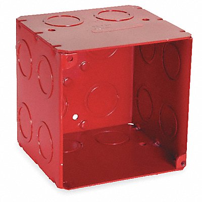 RACO 9112 Electrical Box 40.5 cu in Red 2 Gang