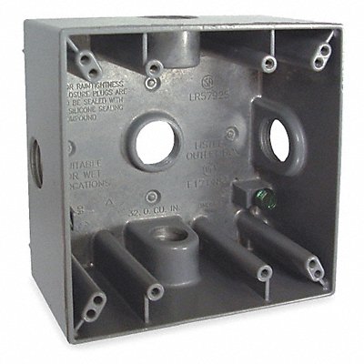 BELL 53420 Weatherproof Box 3/4 in Hub