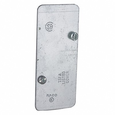 RACO 880 Electrical Box Cover Blank 3-3/4 in.