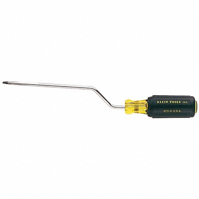 KLEIN TOOLS 6716 Offset Slotted Screwdriver 1/4 in