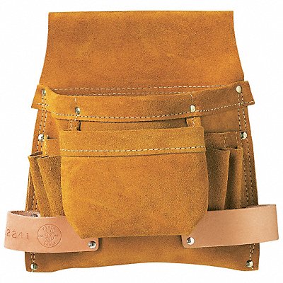 KLEIN TOOLS 42241 Brown Tool Pouch Leather