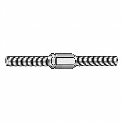 GRAINGER LINKH054 Double Ended Threaded Stud Pln Alm 4 1/4 -28 1 1PK