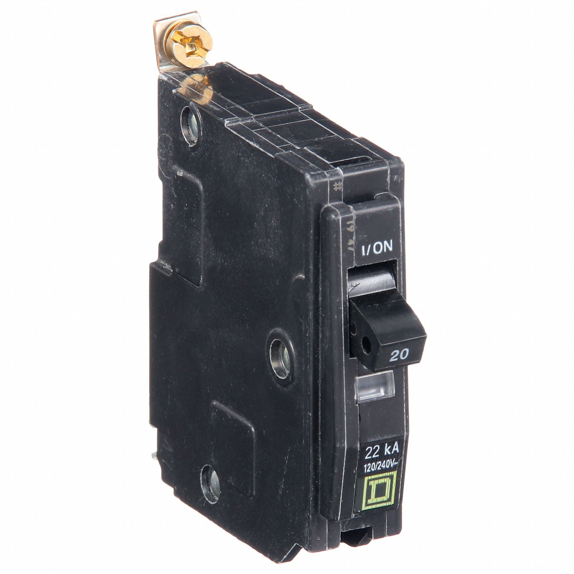 SQUARE D QOB120VH Circuit Breaker 20A Bolt On 120/240V 1P