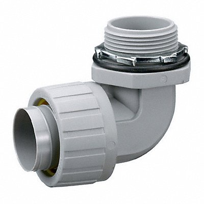 HUBBELL WIRING DEVICE-KELLEMS P1009NGY Conduit Fitting Nylon Trade Size 1in