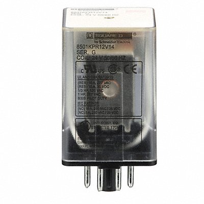 SCHNEIDER 8501KPR12V14 H7953 General Purpose Relay 24VAC 10A 8Pins