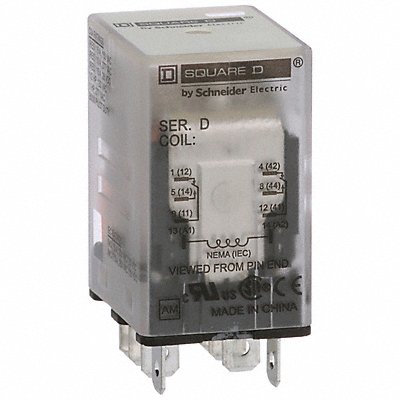 SCHNEIDER 8501RSD42V53 General Purpose Relay 24VDC 15A 8Pins