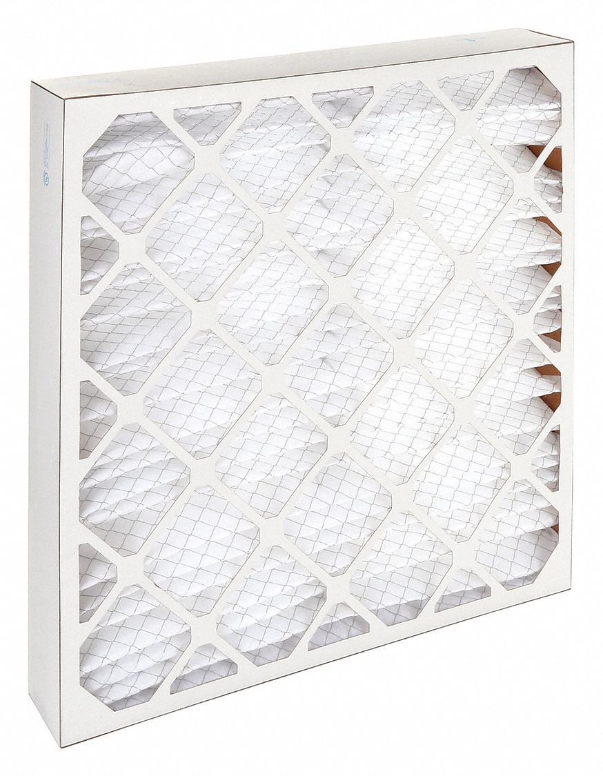 GRAINGER 4YUZ5 Pleated Air Filter 20x20x4 MERV 10