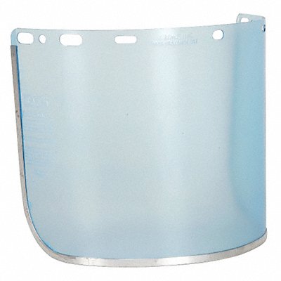 MCR SAFETY 181640A Faceshield Visor PETG Aluminum 8x15-1/2