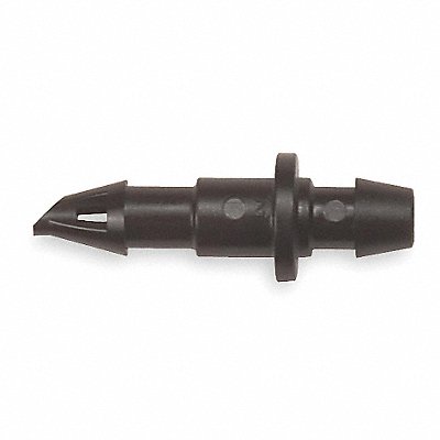 RAIN BIRD BC2510PS Coupling 1/4 in Tubing Black Plastic PK10