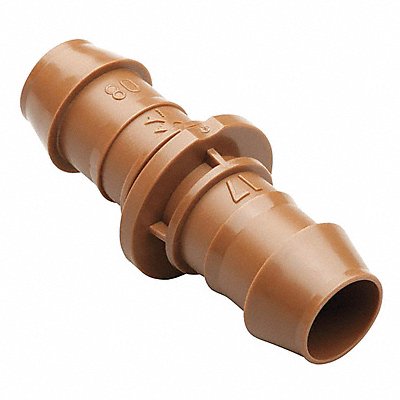 RAIN BIRD BC504PS2 Coupling 1/2 in Tubing Brn Plastic PK4