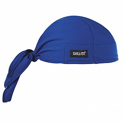 CHILL-ITS BY ERGODYNE 6615 Dew Rag Blue Universal