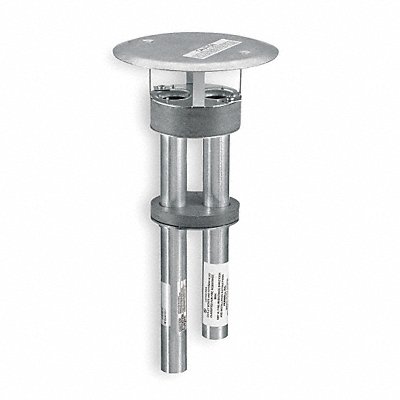 HUBBELL WIRING DEVICE-KELLEMS S1PTFIT Poke Through Steel Round 15-5/32 in.