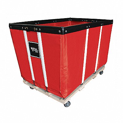 ROYAL BASKET TRUCKS G24RRWHDA4UNN Heavy Duty Basket Truck 24 Bu Red Vinyl