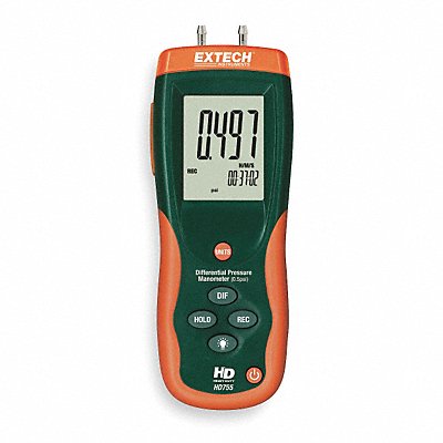 EXTECH HD755 Digital Manometer 0 psi to 0.5 psi