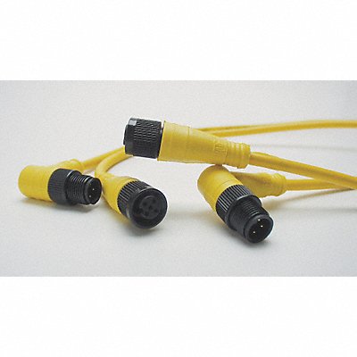 BRAD HARRISON 105000A07M020 Cordset 5 Pin Receptacle Female