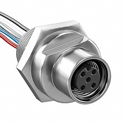 BRAD HARRISON 7R4A00A19A120 Receptacle with Leads 4 Pin Female