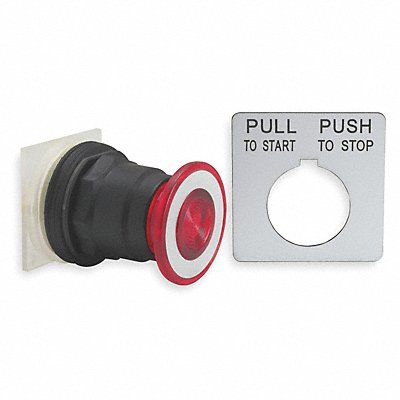 SCHNEIDER ELECTRIC 9001SKR8R H4522 Mushroom Head Push Button Red Non Illuminated 30mm