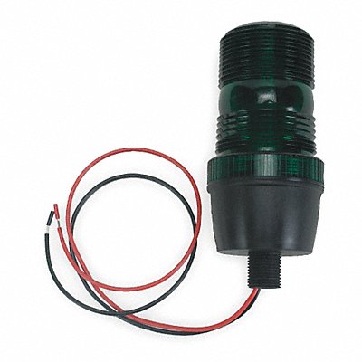 GRAINGER 2ERN9 Warning Light Strobe Green 12 to 80VDC