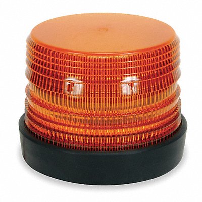 GRAINGER 2ERT3 Warning Light Strobe Amber 12 to 80VDC