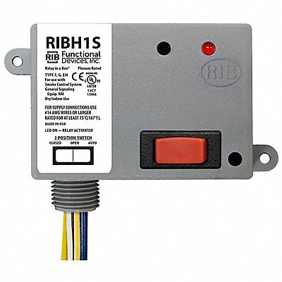 RIB RIBH1S Pre-Wired Relay 10-30 VAC SPST-NO 10A