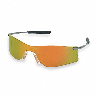MCR SAFETY T411R Safety Glasses Red/Fire Mirror