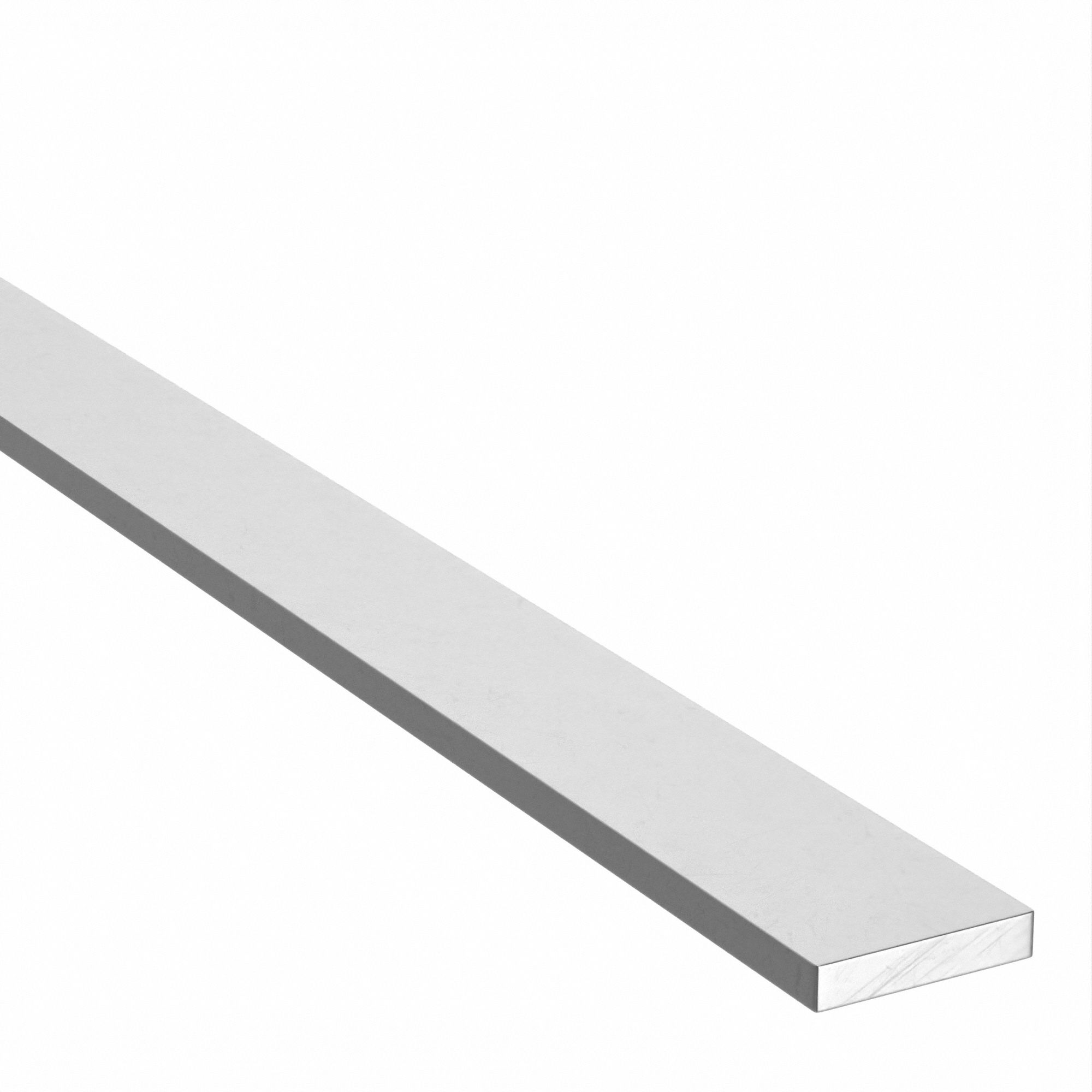 GRAINGER 61F5X372 M3006 Flat Bar Stock Aluminum 3 in Over. W