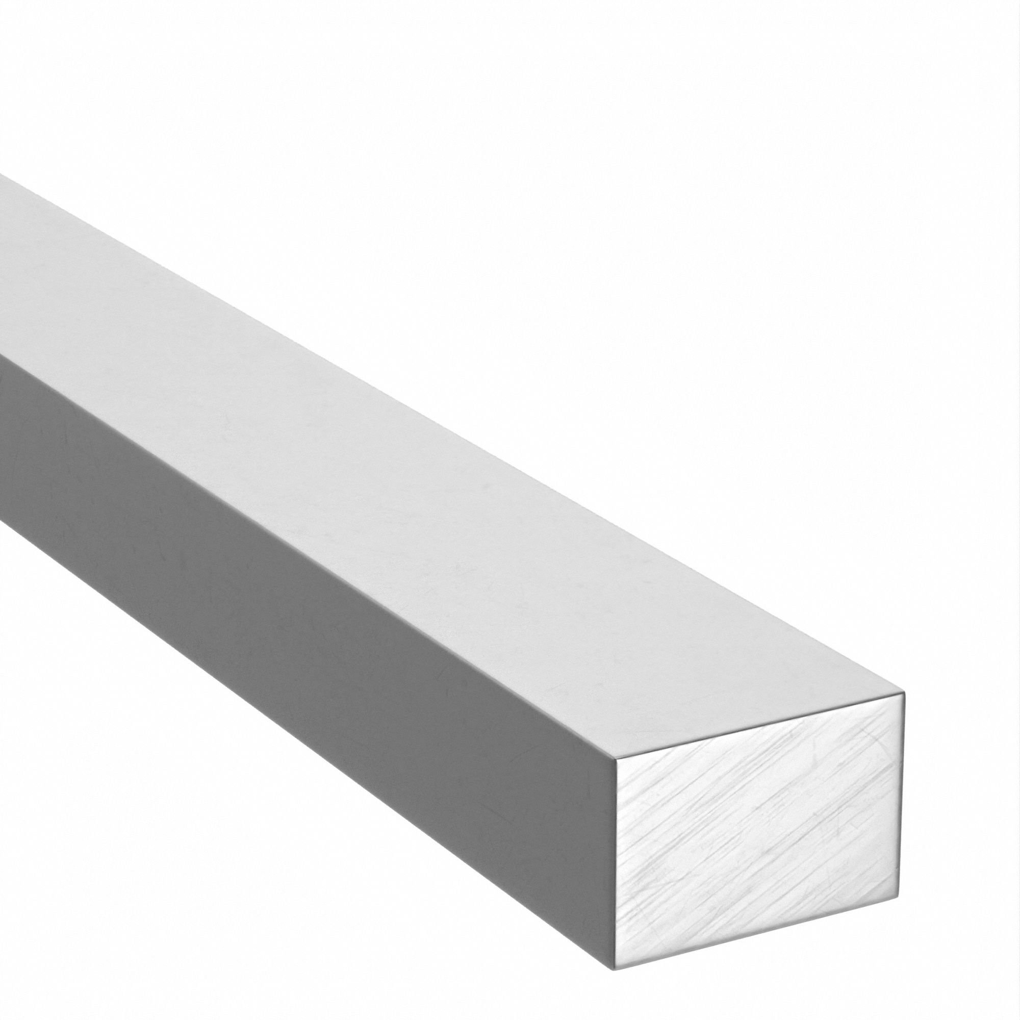 GRAINGER 61F2X2512 Flat Bar Stock Aluminum 2.5 in Over. W