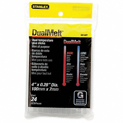 STANLEY GS10DT Hot Melt Adhesive 1/4 Dia 4 L PK24