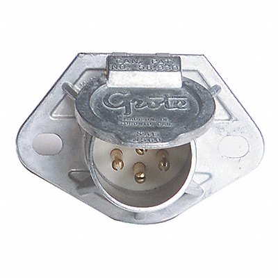GROTE 87250 Trailer Receptacle Grey