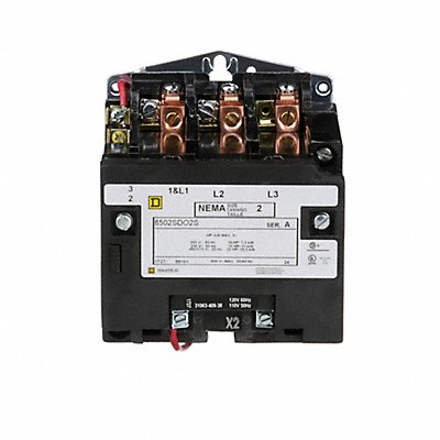 SQUARE D 8502SDO2V03 NEMA Magnetic Contactor NonReversing 240VAC
