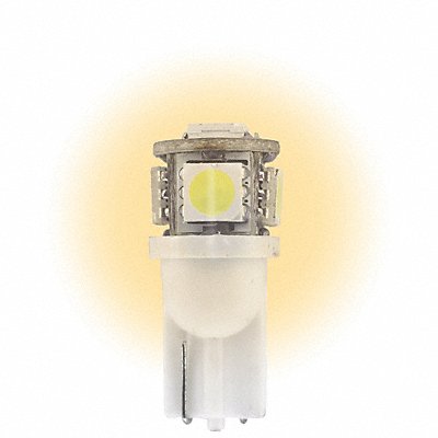 LUMAPRO L12VWBWW 0.9 W T3-1/4 Plastic Wedge (W2.1x9.5d)