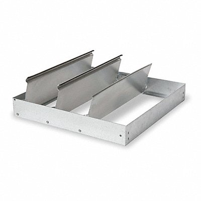 DAYTON 3HHL7 Backdraft Damper Vertical/Horizontal Mtg 27 3/4Sq