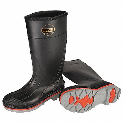 HONEYWELL SERVUS 751089 D0344 Rubber Boot Men s 9 Knee Black PR