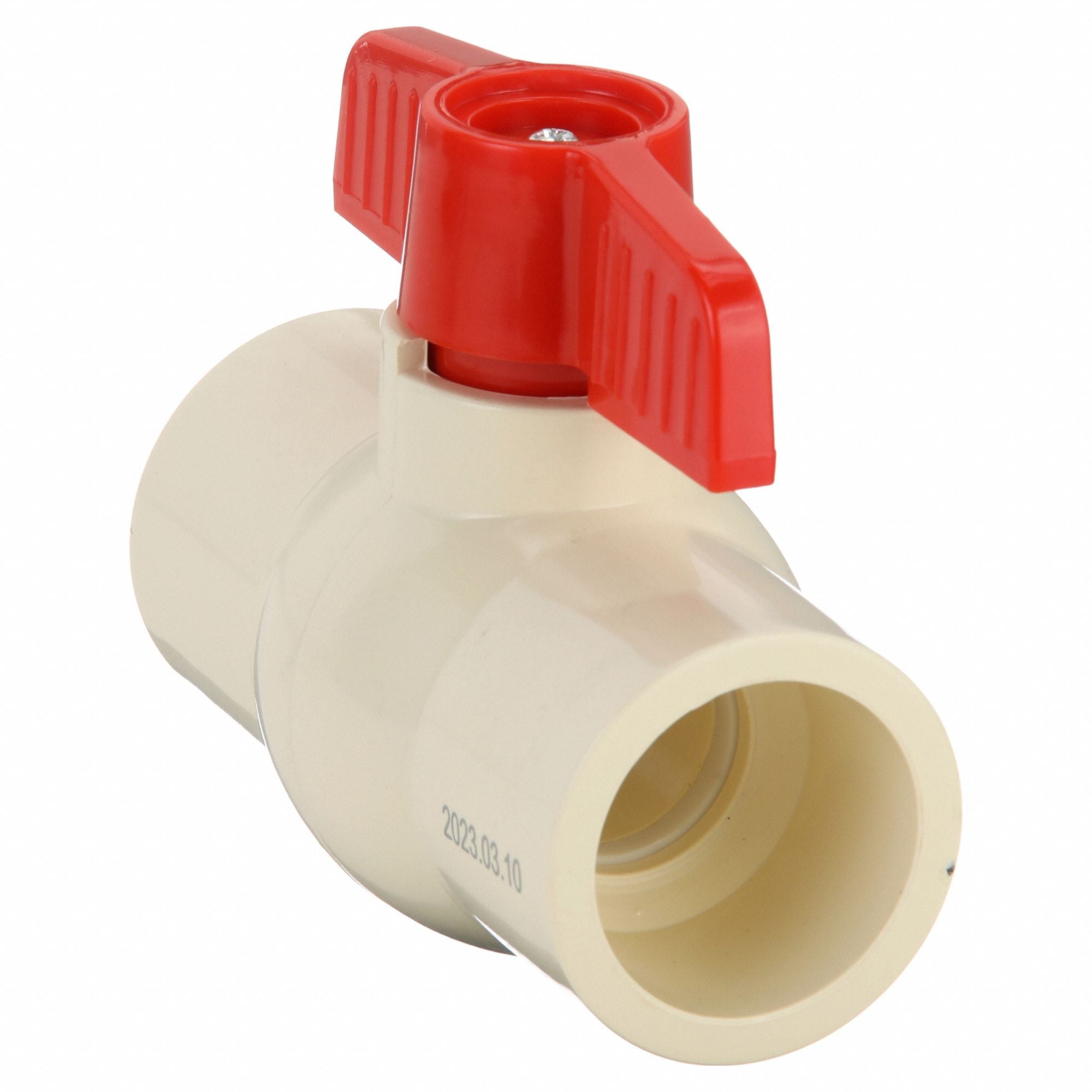GRAINGER 2GJY5 Manual 2-Way Ball Valve Socket CPVC