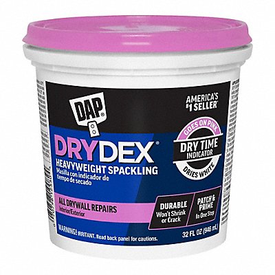 DAP 12330 Spackle White 32 oz