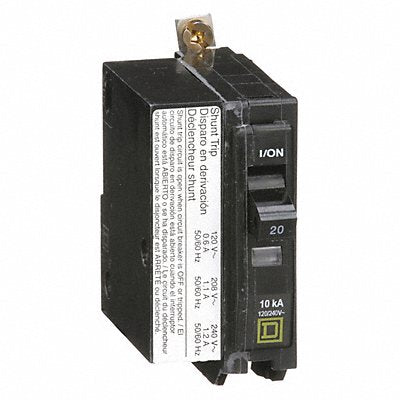 SQUARE D QOB1201021 Circuit Breaker 20A Bolt On 120/240V 1P