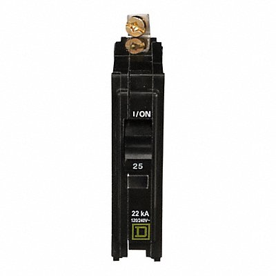 SQUARE D QOB125VH Circuit Breaker 25A Bolt On 120/240V 1P