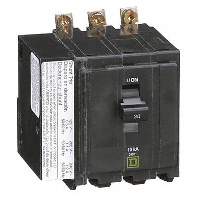 SQUARE D QOB3301021 Circuit Breaker 30A Bolt On 120/240V 3P