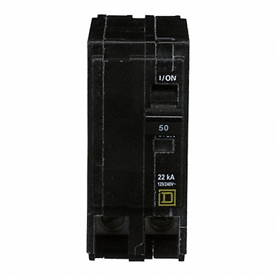 SQUARE D QO250VH Circuit Breaker 50A Plug In 120/240V 2P